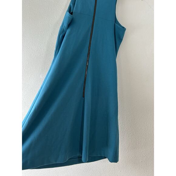 Amanda Uprichard Teal Blue Sheath Dress Small - Picture 3 of 6
